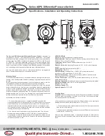 Предварительный просмотр 1 страницы Dwyer Instruments ADPS-08-2-N Specifications-Installation And Operating Instructions