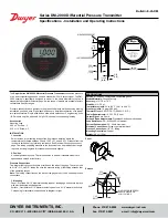 Dwyer Instruments DM-2000 Series Installation And Operating Instructions предпросмотр