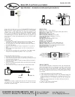 Dwyer Instruments DPL Installation And Operating Instructions preview