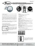 Предварительный просмотр 1 страницы Dwyer Instruments Magnehelic 2000-0-AF Installation And Operating Instructions