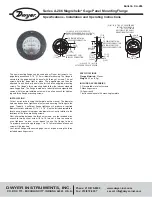 Dwyer Instruments Magnehelic A-286 Series Specifications-Installation And Operating Instructions preview