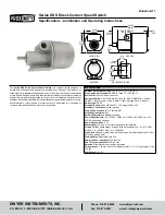 Предварительный просмотр 1 страницы Dwyer Instruments PROXIMITY DSS Series Installation And Operating Instructions