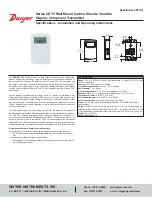 Предварительный просмотр 1 страницы Dwyer Instruments Series CDTV Specifications-Installation And Operating Instructions