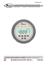 Dwyer Instruments Series DH3 Digihelic Operating And Installation Instruction предпросмотр