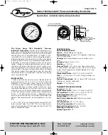 Preview for 1 page of Dwyer Instruments Spirahelic 7000 Series Specifications-Installation And Operating Instructions