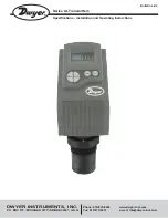 Dwyer Instruments UL series Specifications-Installation And Operating Instructions preview