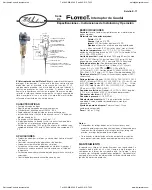 Предварительный просмотр 13 страницы Dwyer Instruments W.E. Anderson Flotect V4 Series Specifications-Installation And Operating Instructions