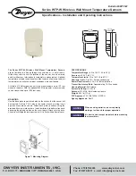 Dwyer Instruments WTP-W series Specifications-Installation And Operating Instructions предпросмотр