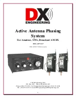 DX Engineering DXE-AAPS3-1P Manual preview