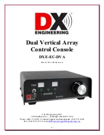 Предварительный просмотр 1 страницы DX Engineering DXE-DVA series User Manual