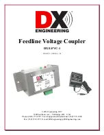 DX Engineering DXE-FVC-1 Manual предпросмотр