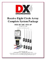 Preview for 1 page of DX Engineering DXE-RCA8C-SYS-4P Manual