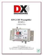 DX Engineering DXE-RPA-1 Manual preview