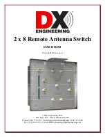 Предварительный просмотр 1 страницы DX Engineering DXE-RR2X8 Manual