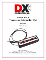 DX Engineering DXE-SWP8 Manual preview