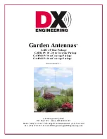 DX Engineering Garden Antennas GA30M-1P Manual preview