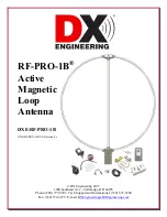 Предварительный просмотр 1 страницы DX Engineering RF-PRO-1B Manual