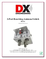 Preview for 1 page of DX Engineering RLS-2 Manual