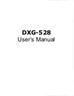 Preview for 1 page of DXG DXG-528 User Manual