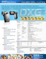 Preview for 1 page of DXG DXG-5B9V Specifications