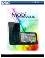 Предварительный просмотр 1 страницы DXG Mobi Pad 3G DXG-MB7RK66.3G Manual