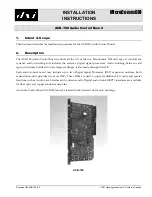 DXI MicroComm ACB-100 Installation Instructions Manual preview