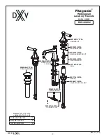 Preview for 4 page of DXV Fitzgerald D35160802 Installation Instructions