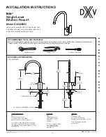 Preview for 1 page of DXV Isle D35409000 Installation Instructions