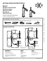 DXV Keefe D35104100 Installation Instructions Manual preview