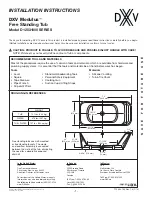 DXV Modulus D12031000 Series Installation Instructions preview