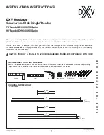 Preview for 1 page of DXV Modulus D19035075 Series Installation Instructions