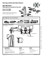 Preview for 1 page of DXV Modulus D35120802 Installation Instructions