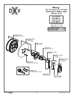 Предварительный просмотр 4 страницы DXV Percy D35105514 Installation Instructions