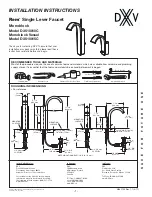 DXV Rem D3510010C Installation Instructions Manual preview