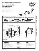 Предварительный просмотр 1 страницы DXV Rem D35100900 Installation Instructions