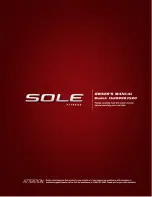 Dyaco Canada Sole Fitness 16208983520 Owner'S Manual preview