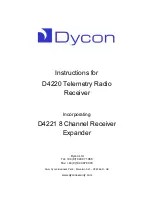 Dycon D4220 Instructions Manual предпросмотр