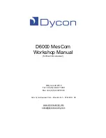 Dycon D6000 MesCom Workshop Manual preview