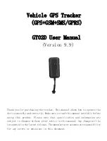 Preview for 1 page of Dyegoo GT02D User Manual