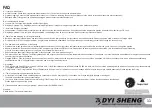 Preview for 12 page of DYI SHENG DS04-A Operating Manual