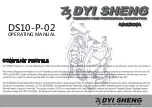 Предварительный просмотр 1 страницы DYI SHENG DS10-P-02 Operating Manual