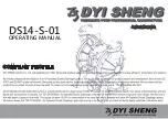 Предварительный просмотр 1 страницы DYI SHENG DS14-S-01 Operating Manual