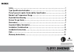 Preview for 2 page of DYI SHENG DS20-S-01 Operating Manual