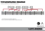 Предварительный просмотр 3 страницы DYI SHENG DS20-S-01 Operating Manual