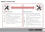 Preview for 13 page of DYI SHENG DS20-S-01 Operating Manual