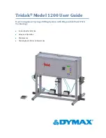 Предварительный просмотр 1 страницы dymax Tridak 1200 User Manual