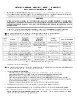 Preview for 1 page of Dymec 5941SD1 Installation Procedure