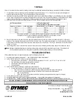 Preview for 2 page of Dymec 5941SD1 Installation Procedure