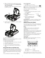 Preview for 6 page of Dymo COLORPOP User Manual