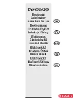 Preview for 1 page of Dymo DYMOLM200 Instructions For Use Manual